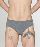 Blackspade Silver Brief Grey-melange
