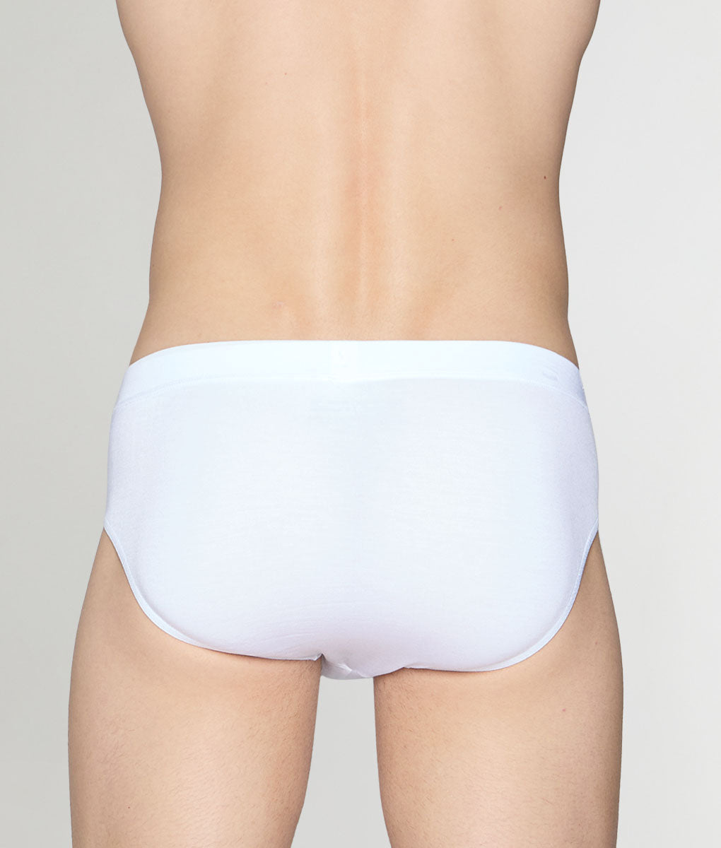 Blackspade Silver Brief White