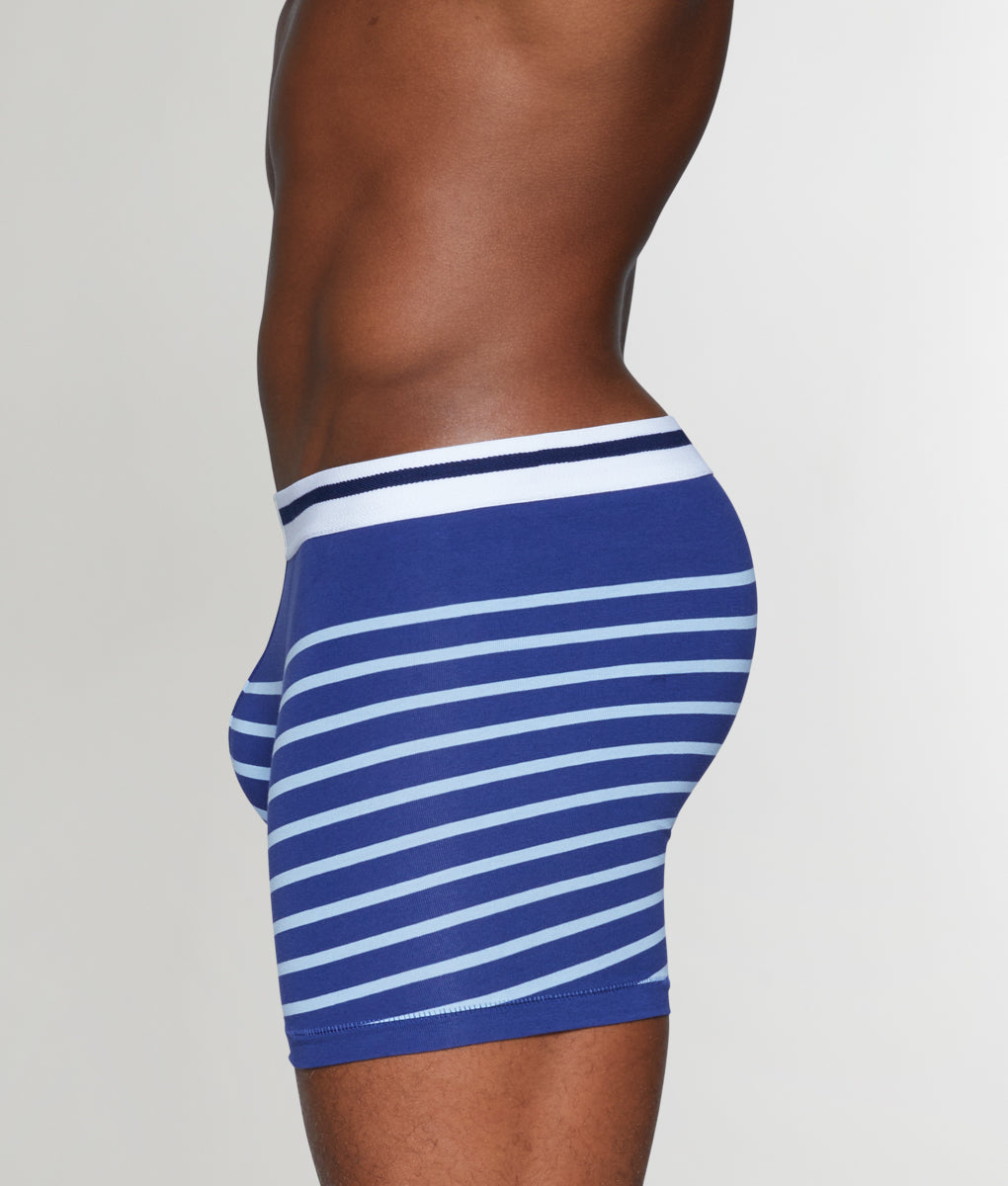 Bluebuck Nautical Boxer Brief Bluebuck Nautical Boxer Brief Navy-light-blue-stripes
