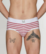 Bluebuck Nautical Brief Bluebuck Nautical Brief White-red-stripes