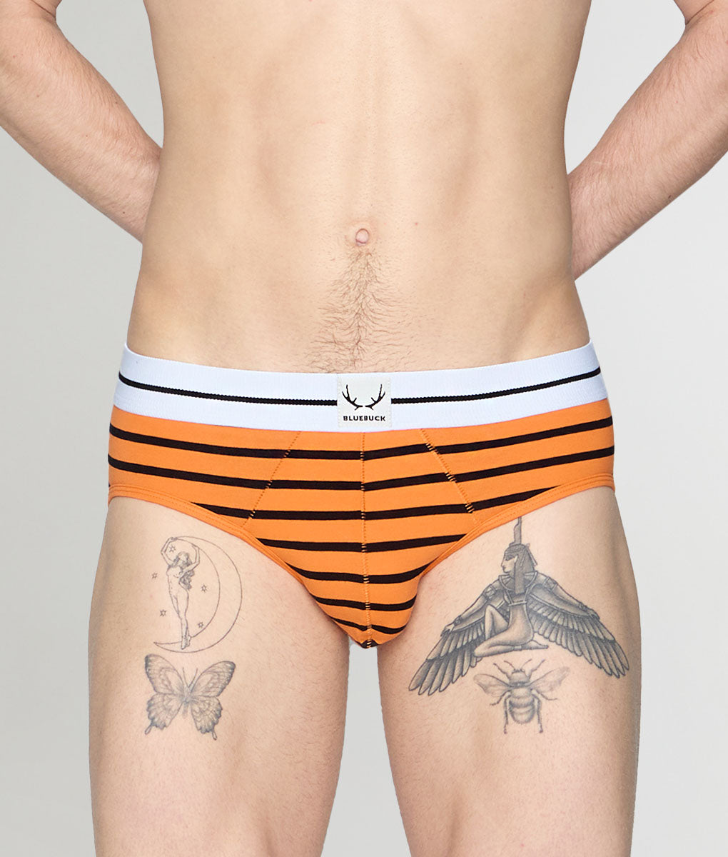 Bluebuck Nautical 25 Brief Orange-black