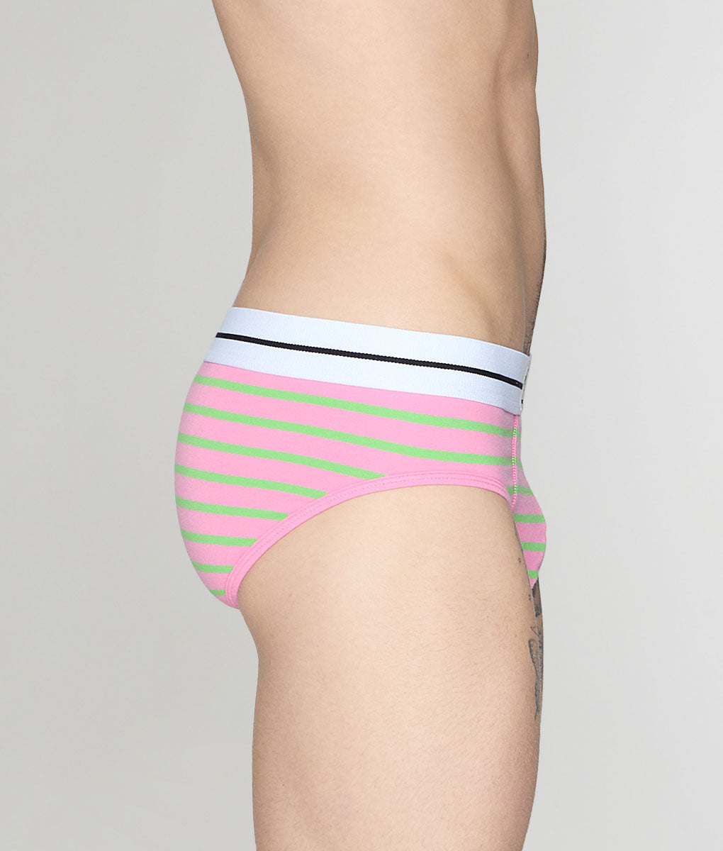 Bluebuck Nautical 25 Brief Pink-green