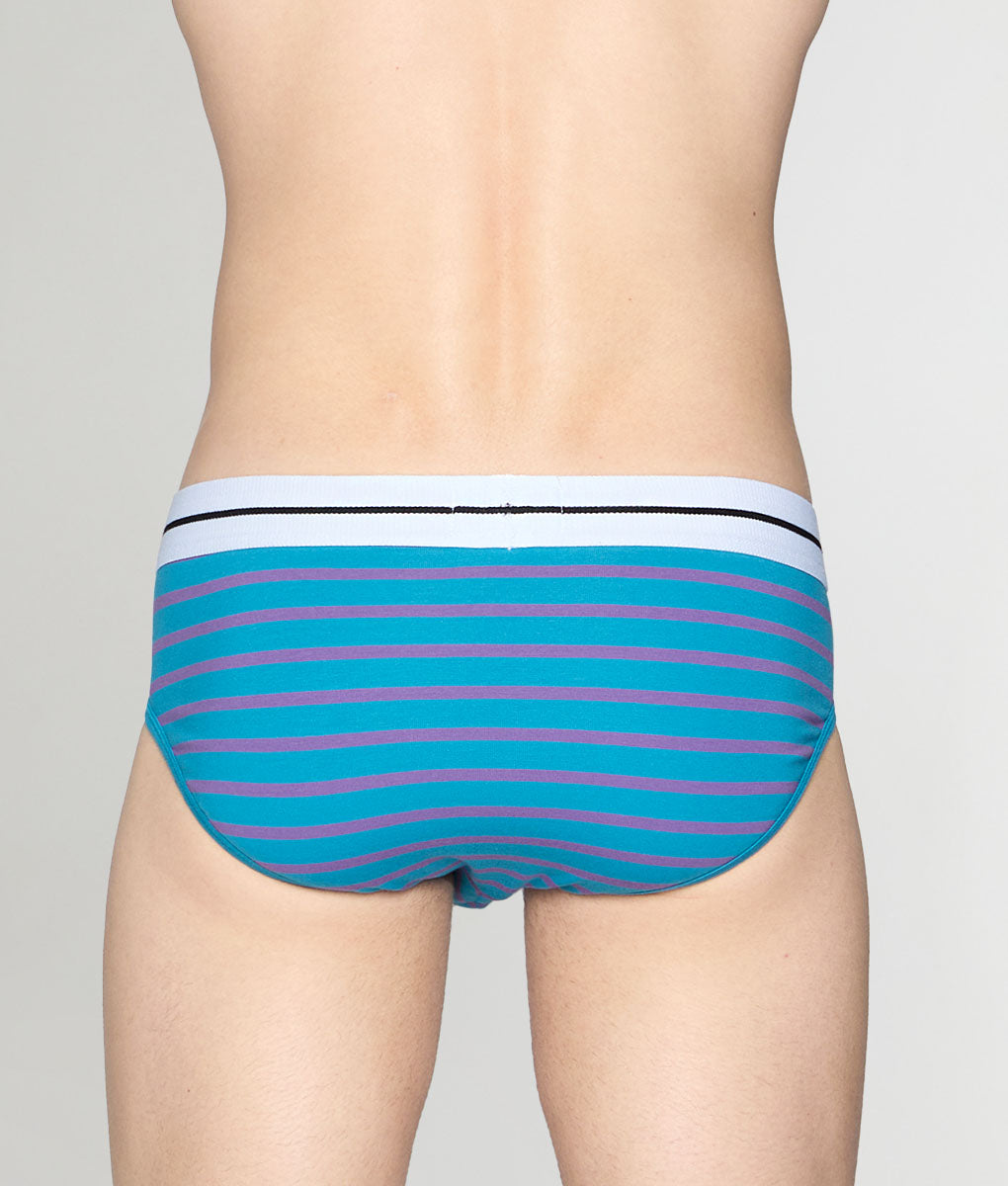 Bluebuck Nautical 25 Brief Mosaic-blue-deep-lavender
