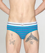 Bluebuck Nautical 25 Brief Mosaic-blue-deep-lavender