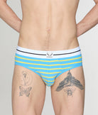Bluebuck Nautical 25 Brief Blue-yellow