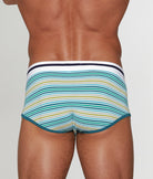 Bluebuck Mini Stripe Brief Bluebuck Mini Stripe Brief Small-green-stripes