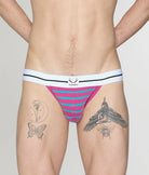 Bluebuck Nautical 25 Jockstrap Cactus-flower-viridian-green