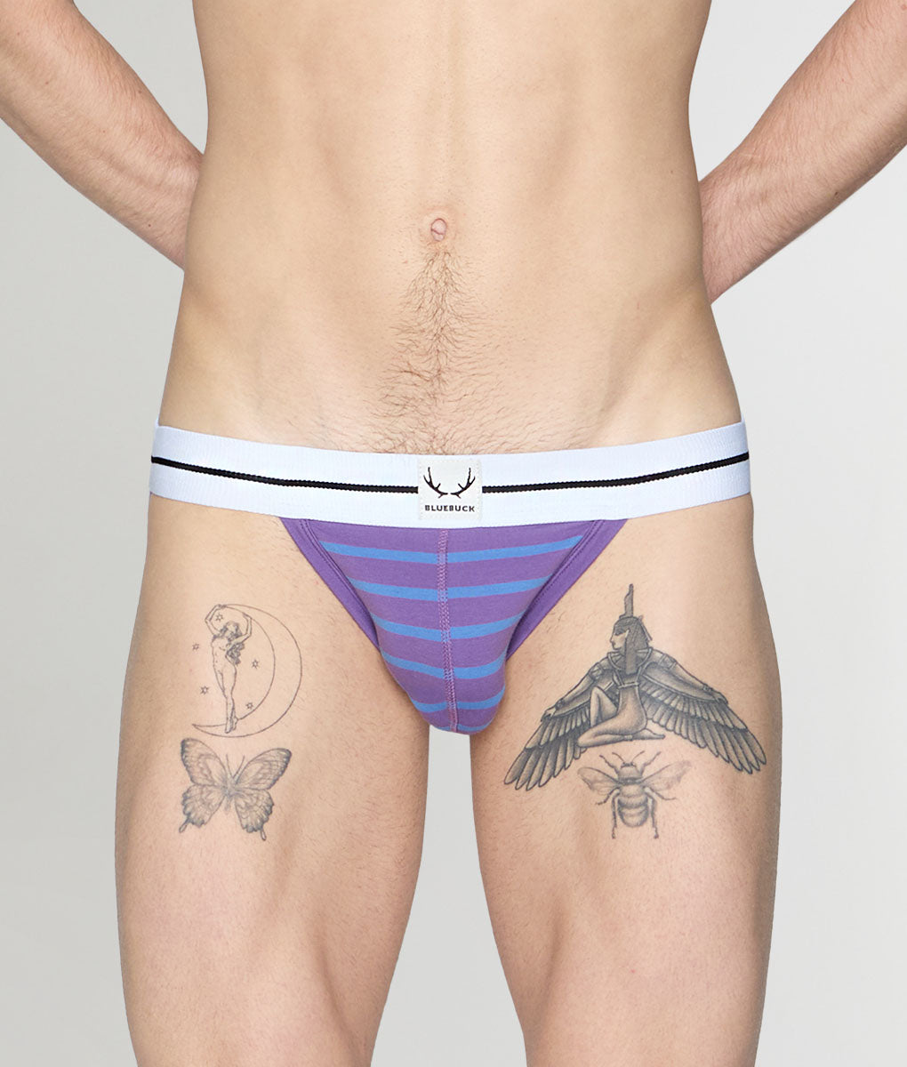Bluebuck Nautical 25 Jockstrap Deep-lavender-blue-yonder