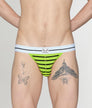 Bluebuck Nautical 25 Jockstrap Lime-green-black