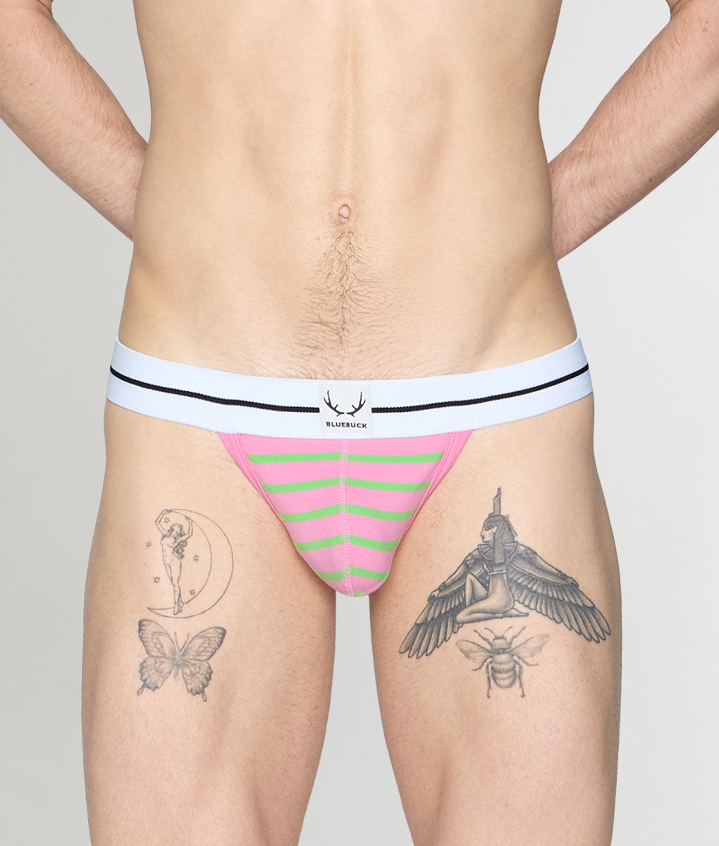Bluebuck Nautical 25 Thong Pink-green