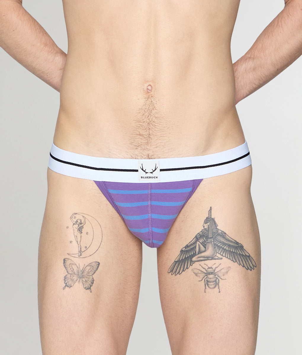 Bluebuck Nautical 25 Thong Deep-lavender-blue-yonder
