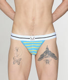 Bluebuck Nautical 25 Thong Blue-yellow