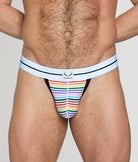 Bluebuck Pride Thong White