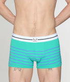 Bluebuck Nautical 25 Trunk Mint-leaf-blue-yonder-stripes