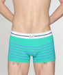 Bluebuck Nautical 25 Trunk Mint-leaf-blue-yonder-stripes