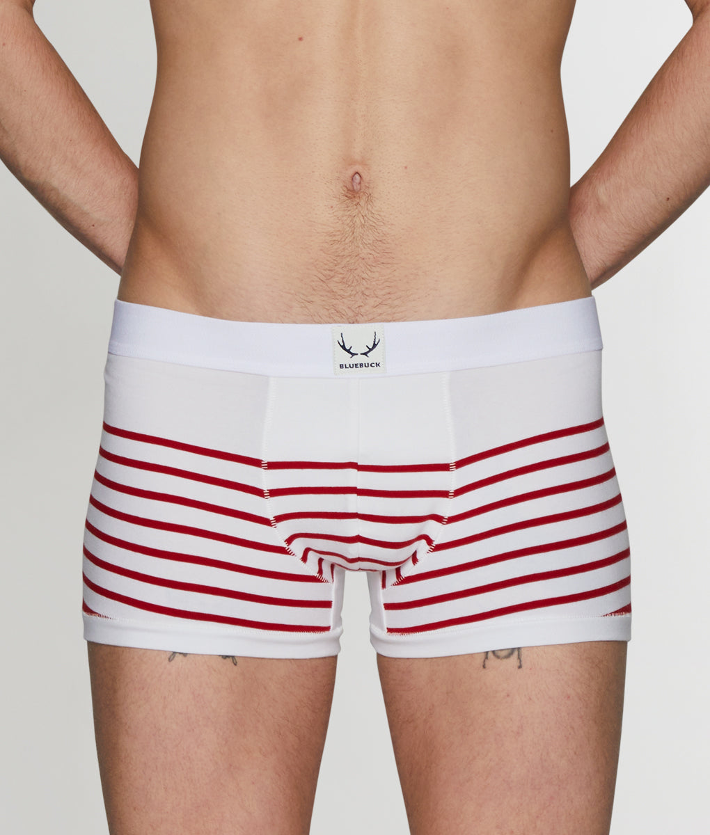 Bluebuck Nautical Trunk Bluebuck Nautical Trunk White-red-stripes