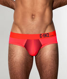 C-IN2 Super Bright Low Rise Neon Brief Neon-red
