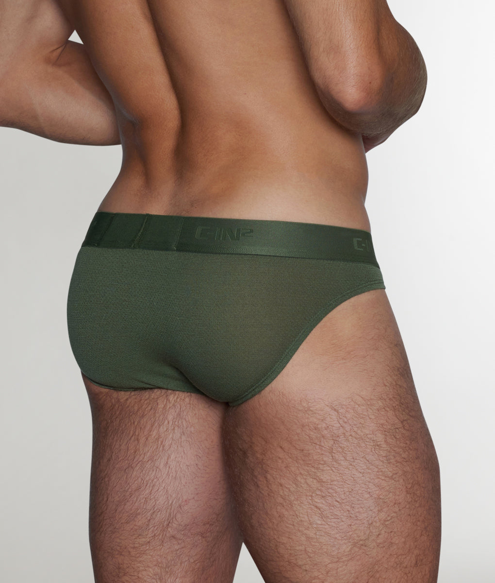 C-IN2 Active Low Rise Sport Brief Olan-olive