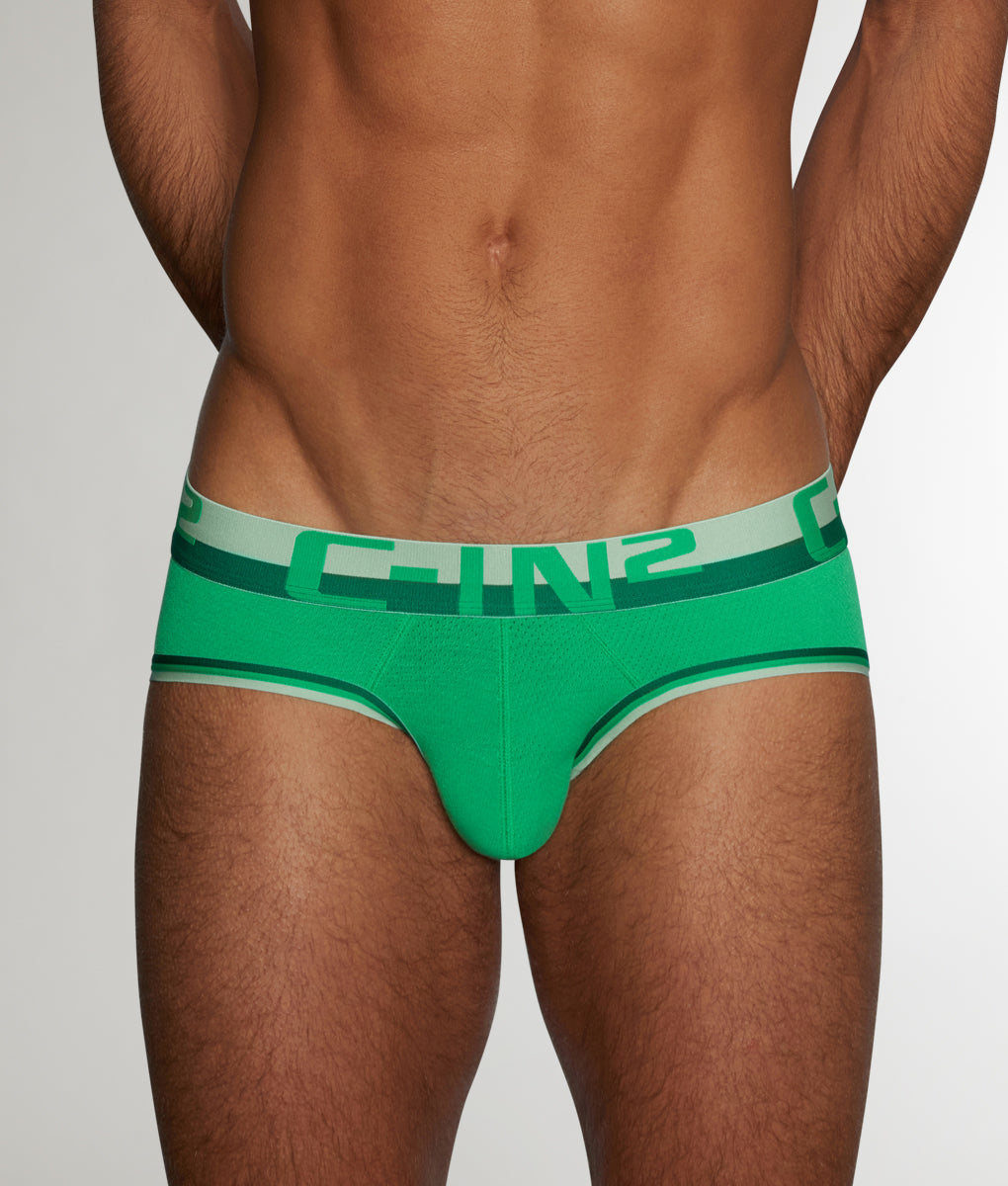 C-IN2 Mesh Low Rise Brief C-IN2 Mesh Low Rise Brief Galileo-green