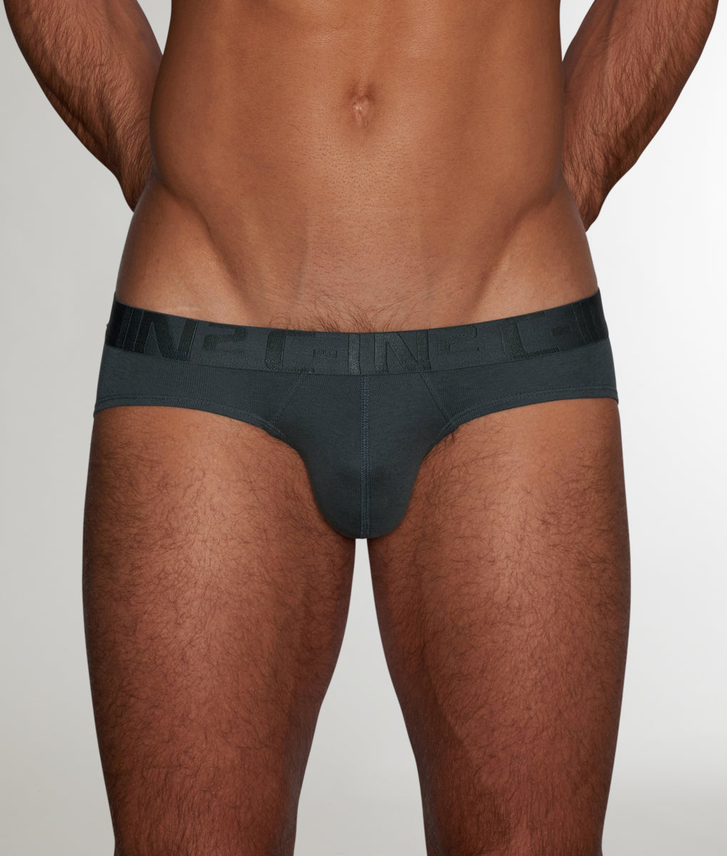 C-IN2 Prime Low Rise Brief Chago-charcoal