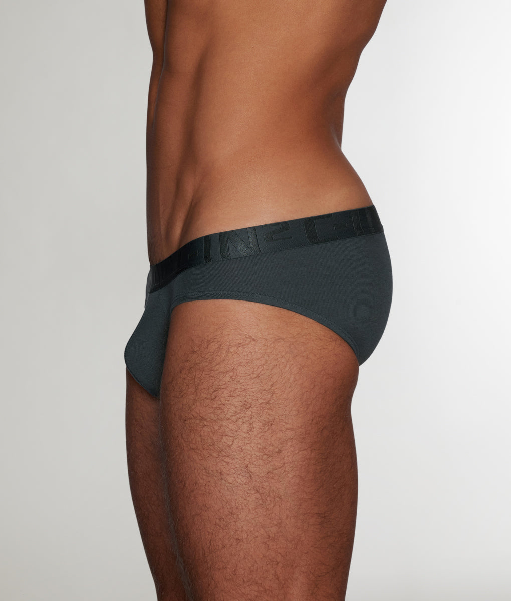 C-IN2 Prime Low Rise Brief Chago-charcoal