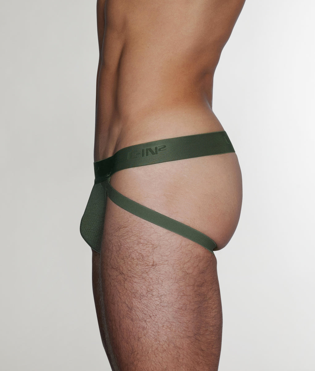 C-IN2 Active Low Rise Jockstrap Olan-olive