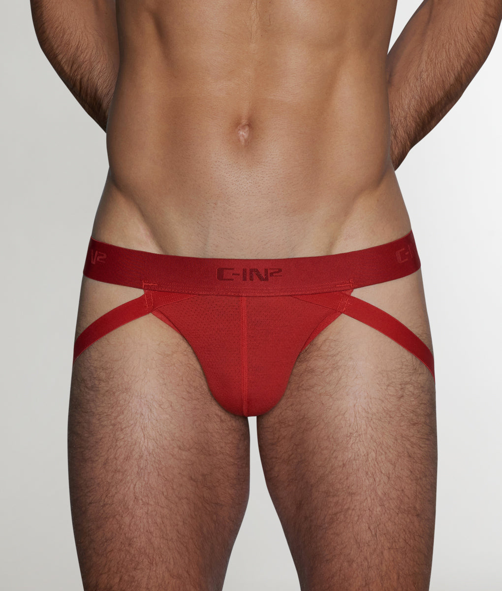 C-IN2 Active Low Rise Jockstrap Rocco-red