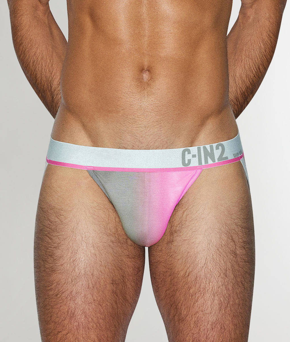 C-IN2 Dip Dye Jockstrap Peony-pink