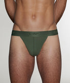 C-IN2 Active Low Rise Thong Olan-olive