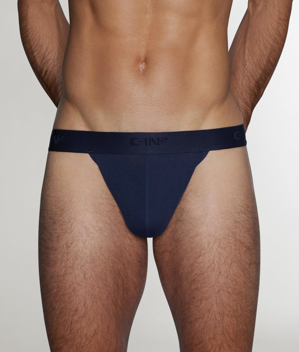 C-IN2 Active Low Rise Thong Nolan-navy