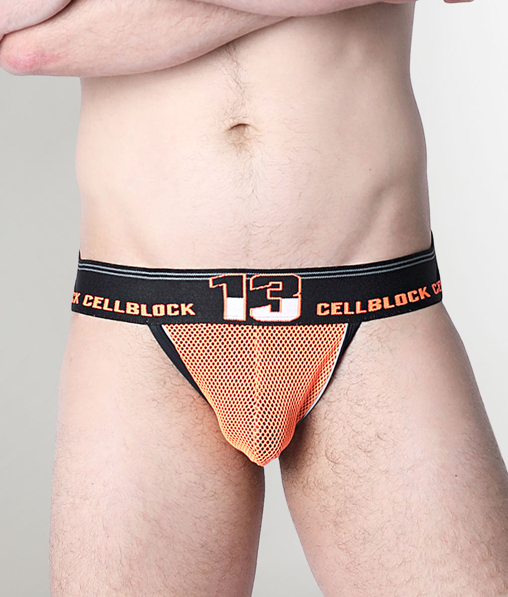 Cellblock13 Chain Reaction Jockstrap Orange