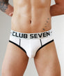 Club Seven LUXE Cotton Brief White White