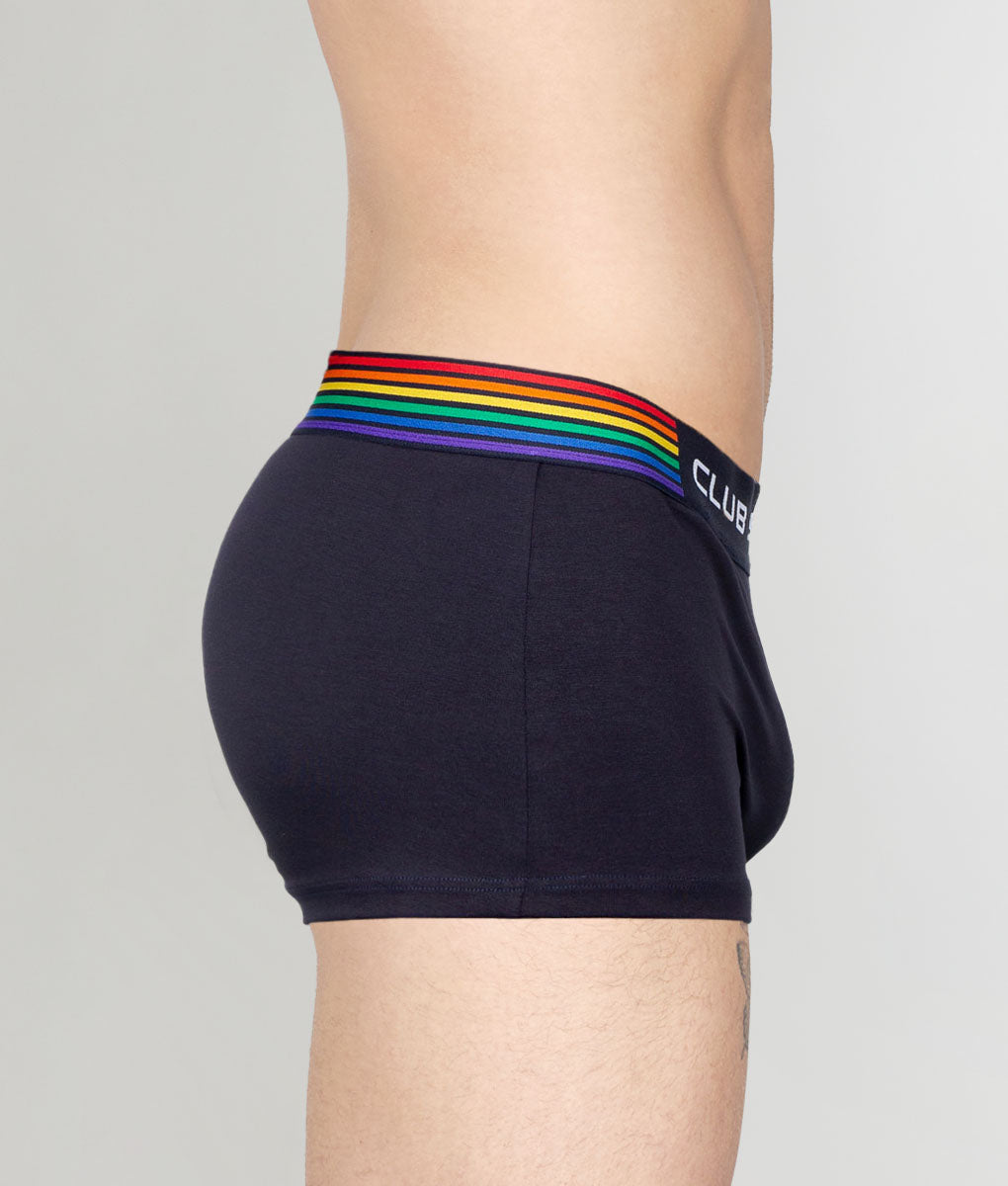 Club Seven Rainbow Navy Trunk Navy