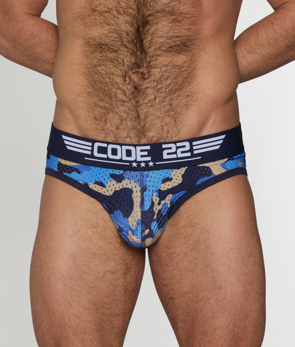 CODE 22 Army Brief CODE 22 Army Brief Petrol-camo-blue
