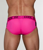 CODE 22 Sport Mesh Push-Up Brief CODE 22 Sport Mesh Push-Up Brief Fucsia---black