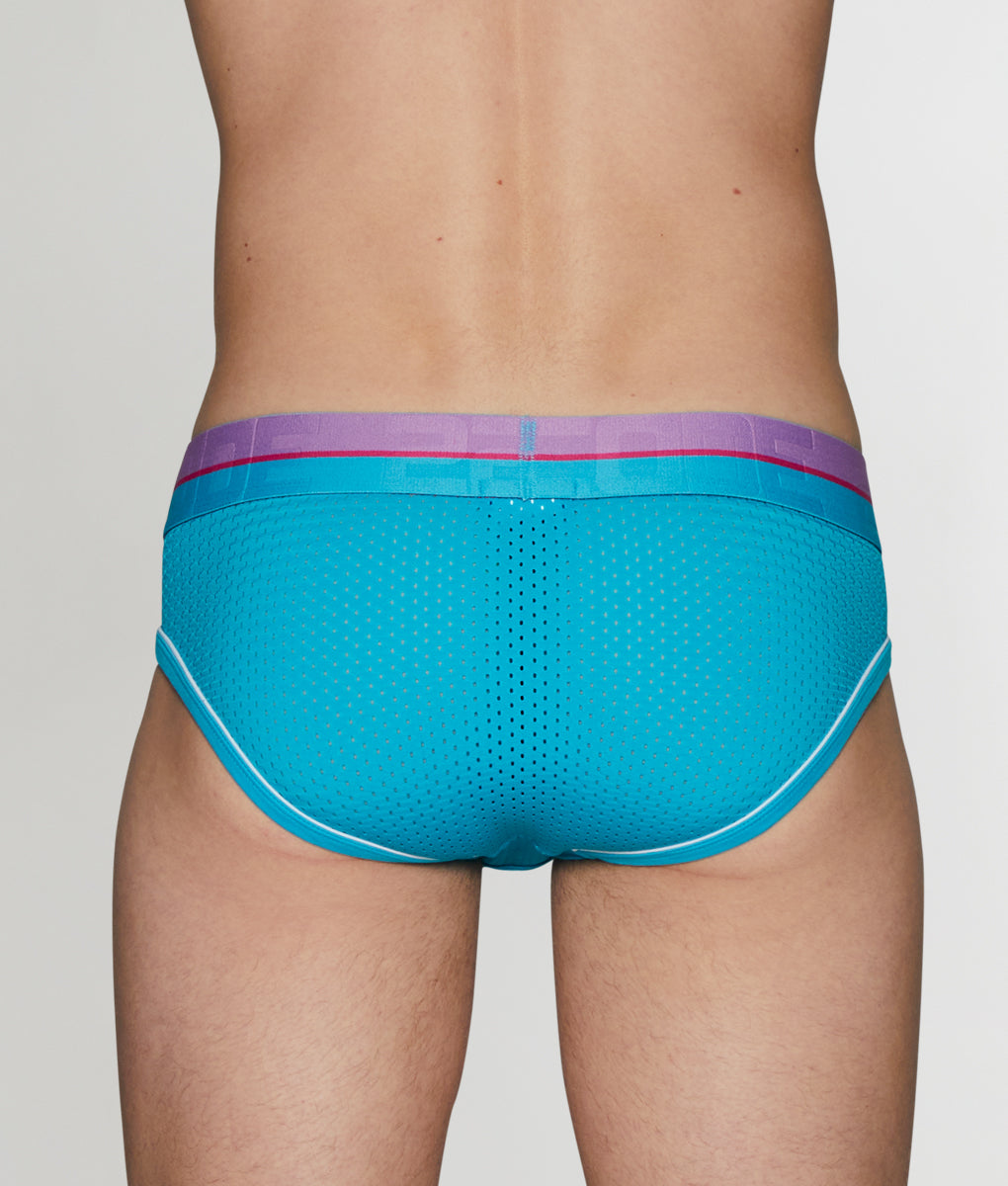 CODE 22 Bright Mesh Brief CODE 22 Bright Mesh Brief Turquoise