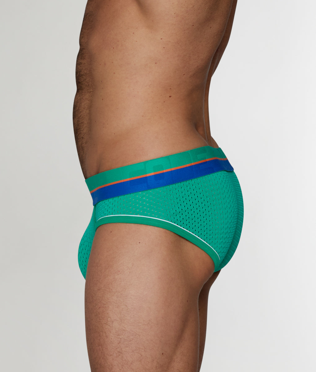 CODE 22 Bright Mesh Brief CODE 22 Bright Mesh Brief Green