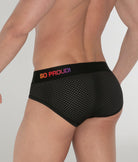 CODE 22 Pride Mesh Brief CODE 22 Pride Mesh Brief Solid-black