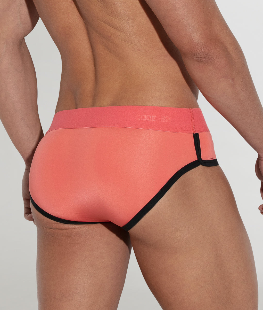 CODE 22 Workout Brief Vermillion-orange
