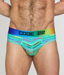 CODE 22 Pride Mesh Brief Turquoise