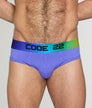 CODE 22 Pride Mesh Brief Grape