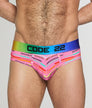 CODE 22 Pride Mesh Brief Pink