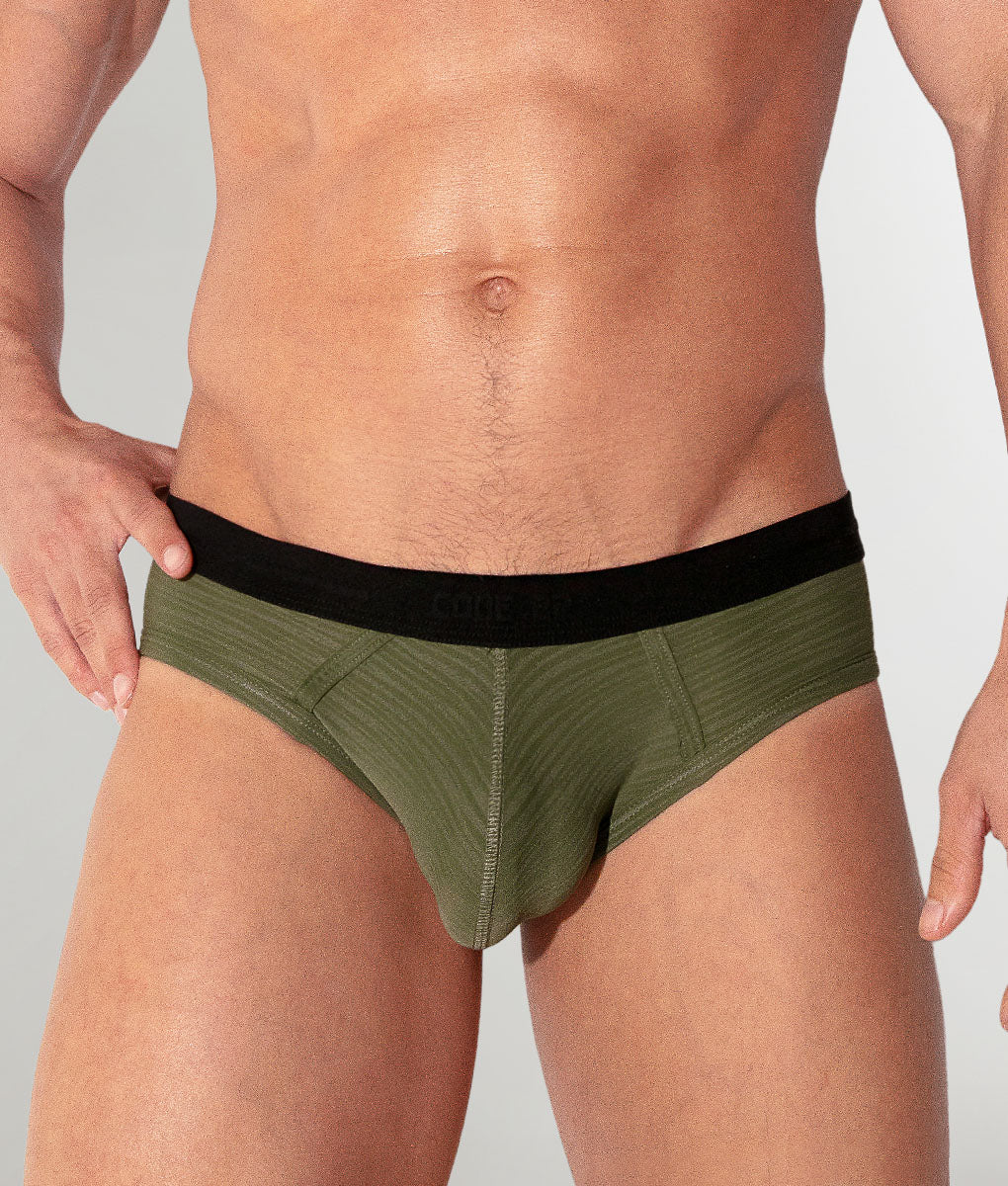 Code 22 Zebra Brief Khaki