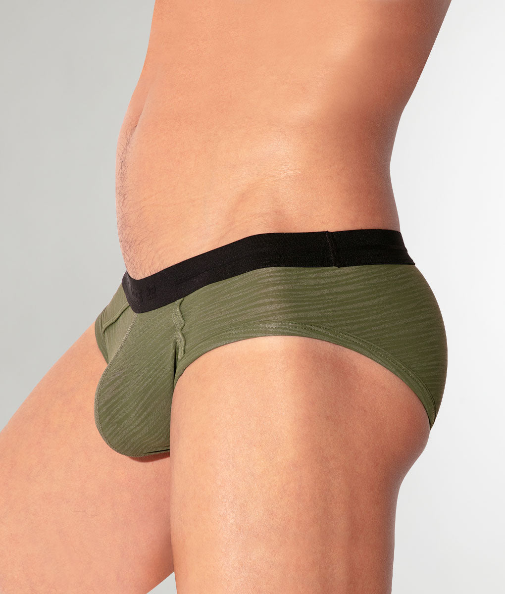 Code 22 Zebra Brief Khaki