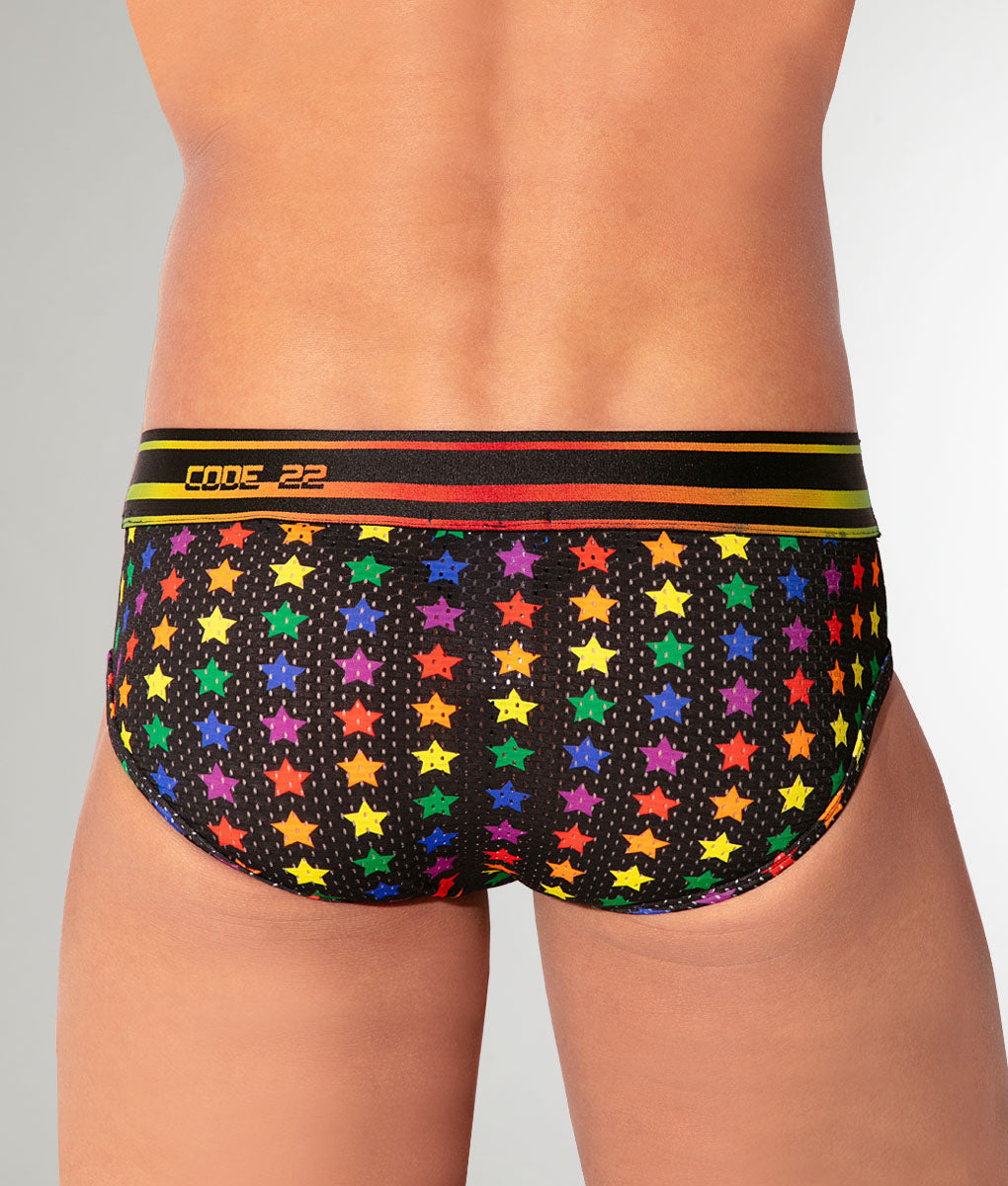 CODE 22 Pride 26 Brief Printed