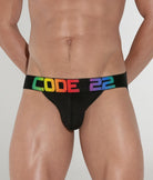 CODE 22 Pride Mesh Jockstrap CODE 22 Pride Mesh Jockstrap Solid-black