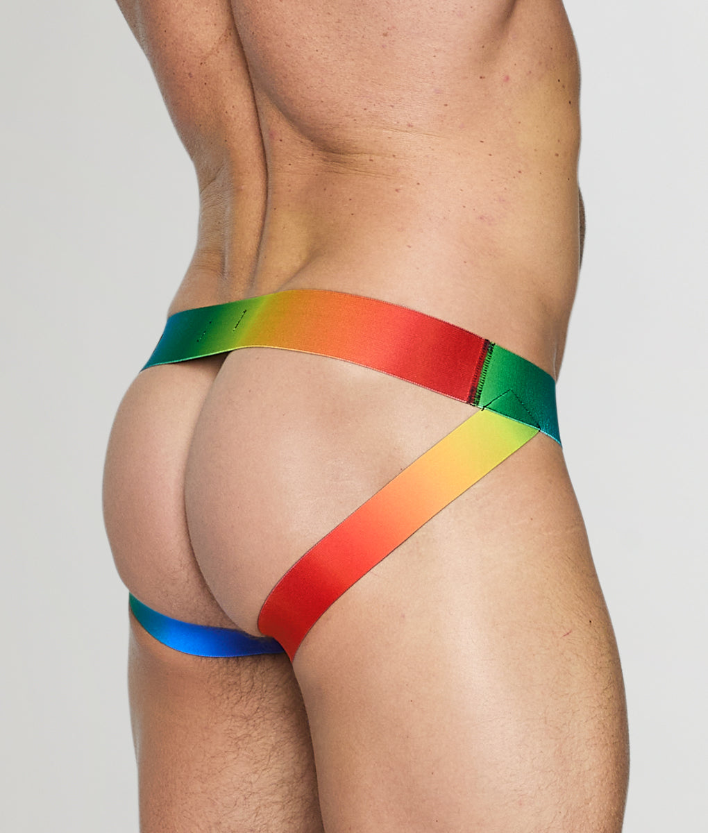 CODE 22 Pride Mesh Jockstrap Black