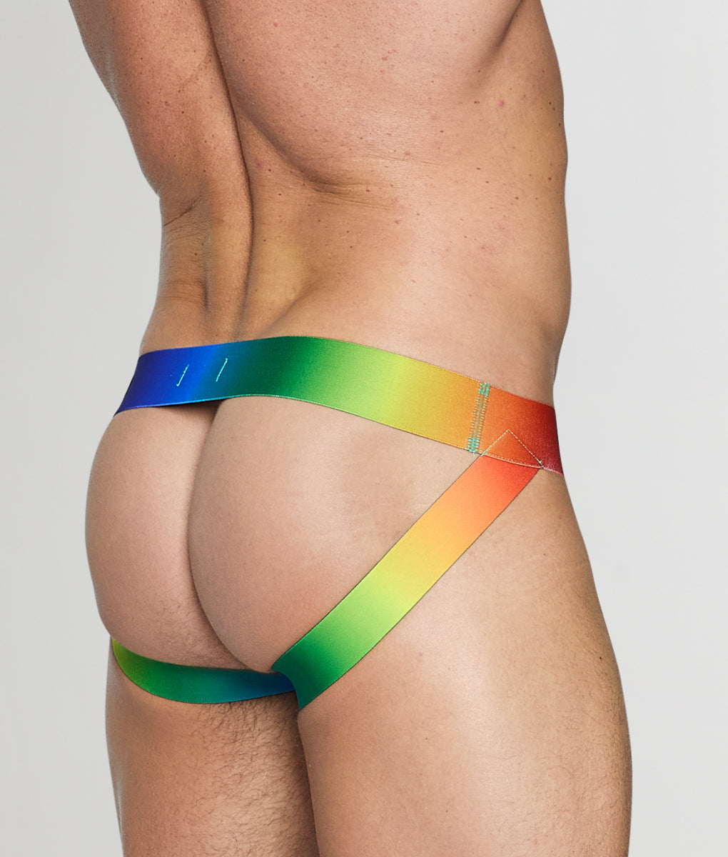 CODE 22 Pride Mesh Jockstrap Turquoise