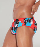 CODE 22 LLanes Swim Brief Coral