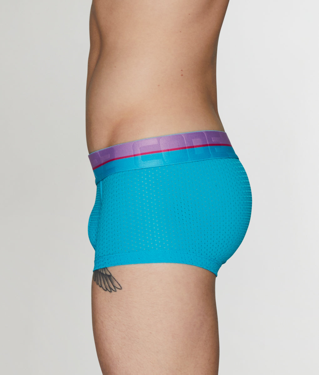 CODE 22 Bright Mesh Trunk CODE 22 Bright Mesh Trunk Turquoise